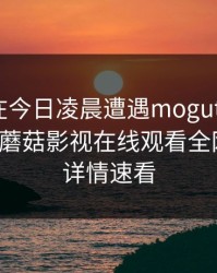 主持人在今日凌晨遭遇mogutv，欲罢不能，蘑菇影视在线观看全网炸锅，详情速看